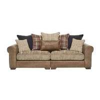 Highland 4 Seater Leather Sofa