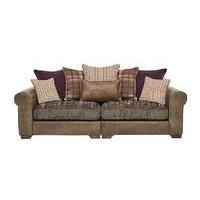 Highland 4 Seater Leather Sofa