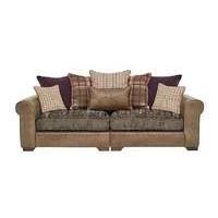 Highland 4 Seater Leather Sofa