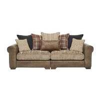 Highland 4 Seater Leather Sofa