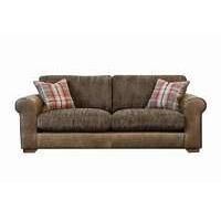 Highland 4 Seater Leather Sofa