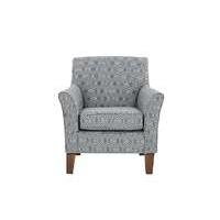 High Street Fabric Accent Armchair