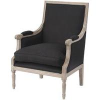 High End Contemporary Designer French Chair Shabby Chic Wooden Bedroom Armchair