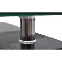 High Gloss Coffee Table MDF Frame Black