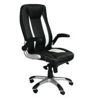 HIGH BACK EXECUTIVE BLACK & WHITE CHAIR