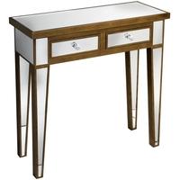 Hill Interiors Venetian Mirrored Console Table - 2 Drawer