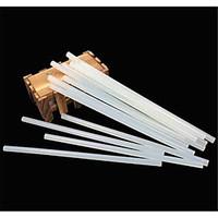 High Temperature Hot Melt Adhesive Glue Wholesale Edge Length 190mm Diameter 7mm Translucent Green 10pcs/package