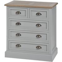 hill interiors churchill grey 2 over 3 chest of drawer