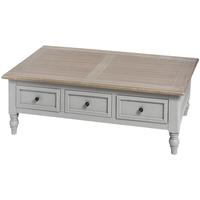 Hill Interiors Churchill Grey 6 Drawer Coffee Table