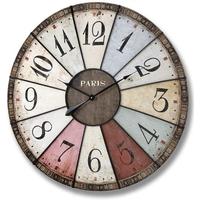 Hill Interiors Multi Coloured Large Paris Clock