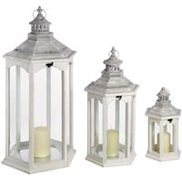 Hill Interiors Hexagonal Lanterns (Set of 3)