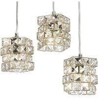 Hill Interiors Gold Cube Pendant Lamp