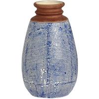 Hill Interiors Grecian Style Blue Mosaic Vase