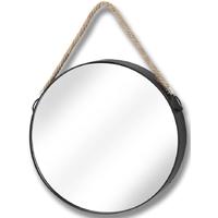 hill interiors circular mirror with hang rope