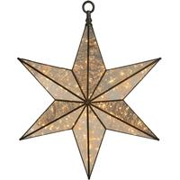 hill interiors antique bronze pre lit hanging star