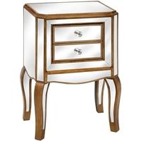 Hill Interiors Venetian mirrored side table - 2 drawer