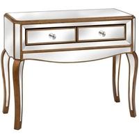 Hill Interiors Venetian Mirrored Hall Table - 2 Drawer