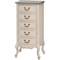 hill interiors manor house tall boy 5 drawer
