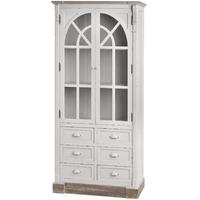 Hill Interiors New England Tall Glazed Unit with Drawers