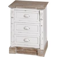Hill Interiors New England Bedside Table - 3 Drawer