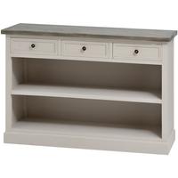 Hill Interiors Studley Low Bookcase - 3 Drawer