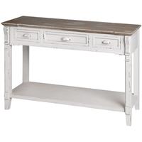 hill interiors new england console table 3 drawer