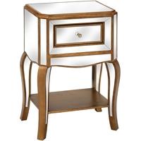Hill Interiors Venetian Mirrored Side Table with Drawer