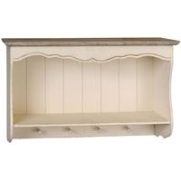 hill interiors country shelf with hooks