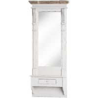 Hill Interiors New England Portrait Mirror - 1 Shelf and Oddments Drawer