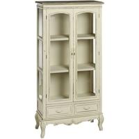 hill interiors country glazed unit with 2 drawers