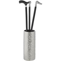 hill interiors silver ceramic umbrella stand