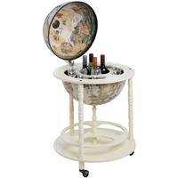 Hill Interiors Cream Globe Drinks Cabinet