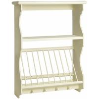 Hill Interiors Country Kitchen Wall Unit with Plate Rack