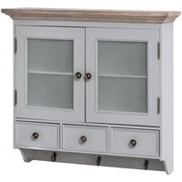 Hill Interiors Churchill Grey Glazed Wall Unit