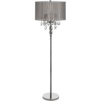 hill interiors crystal drop chandelier floor lamp