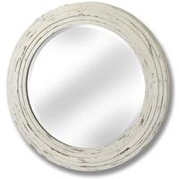 Hill Interiors Antique Cream Round Mirror