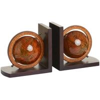 hill interiors pair globe bookends