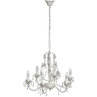 Hill Interiors 6 Light Crystal Effect Drop Chandelier