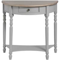 Hill Interiors Churchill Grey Half Moon Table