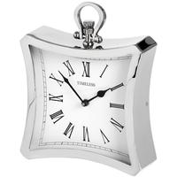 hill interiors silver contour clock