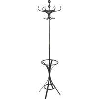 Hill Interiors Antique Brown Iron Coat And Hat Stand