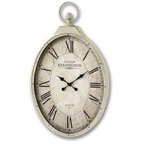 Hill Interiors Kensington Station Oval Wall Clock