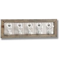 hill interiors studley collection 5 heart wall hooks