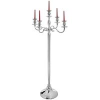 hill interiors 6inch silver candelabra tall