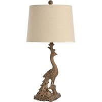 Hill Interiors Peacock Table Lamp