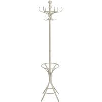 Hill Interiors Cream Iron Coat and Hat Stand