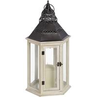 Hill Interiors Octagonal Wooden Lantern - Large