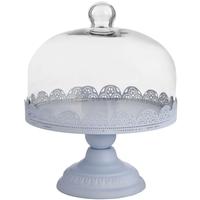 Hill Interiors Ornate Blue Cake Stand