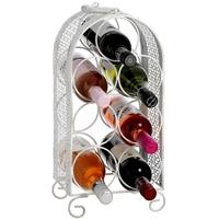 hill interiors shabby chic 7 bottle wine rack