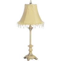 Hill Interiors Beige Shade with Medici Beaded Traditional Table Lamp